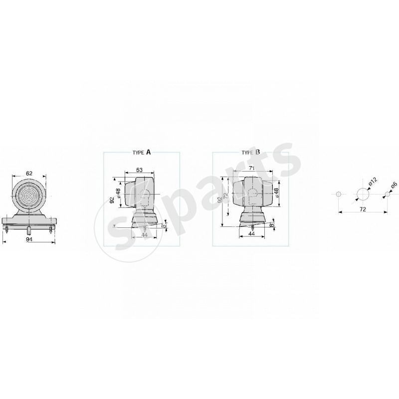 FANALE ANTER.DI INGOMBRO IR