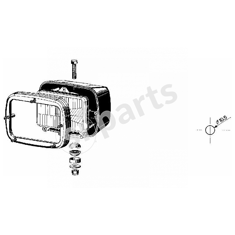 HEAD LAMP RH