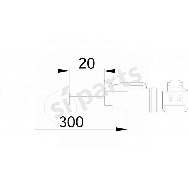 LAMP. ROTANTE AMBRA 24V IR