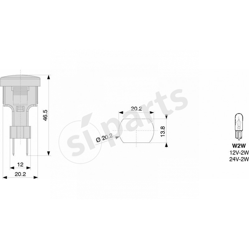 SEGNALATORE LUM.IR.GH.PL.