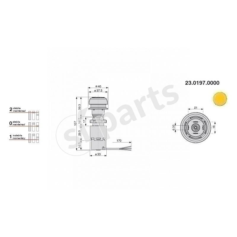 COMANDO PTO SWITCH IR