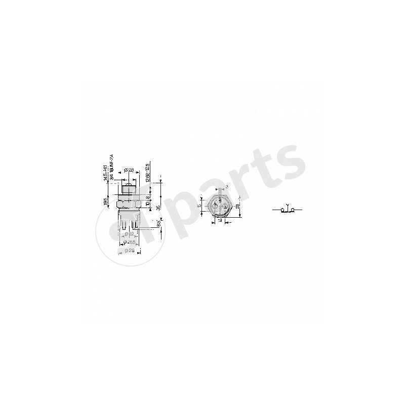 NORMALLY CLOSED BALL PUSH BUTTON SWITCH