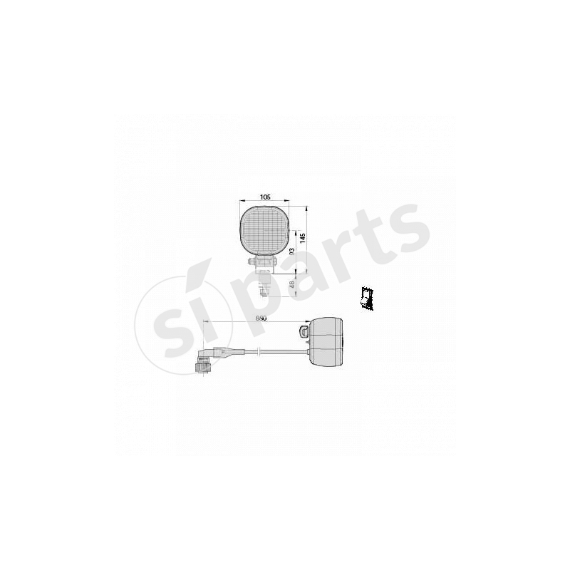 WORKLAMP I PKG 24V.