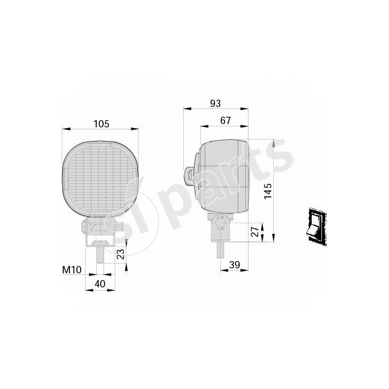 PROIETTORE IR.GH.PL.