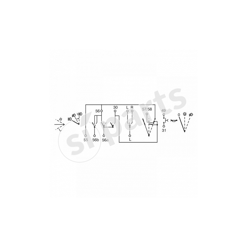 SWITCHES + FORWARD-NEUTRAL-REVERSE SHIFTER + SPEED CONTROL SERIES 2000