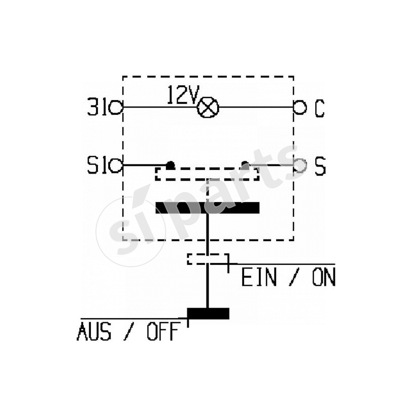 GEARSHIFT PUSH BUTTON SWITCH