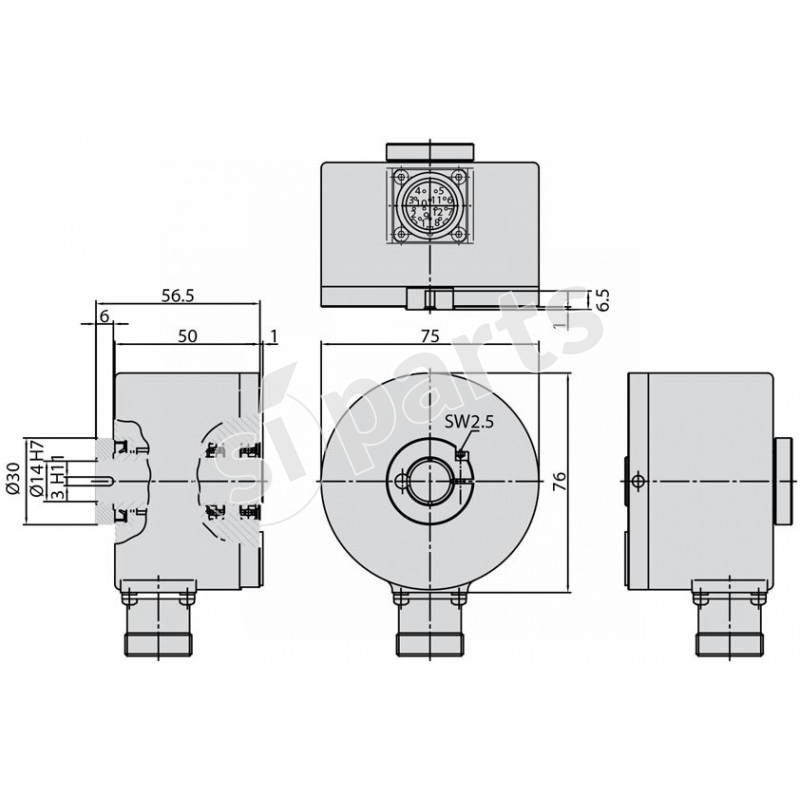 E-OPTIC SERIES: ABSOLUTE MULTI TURN OPTICAL ENCODER