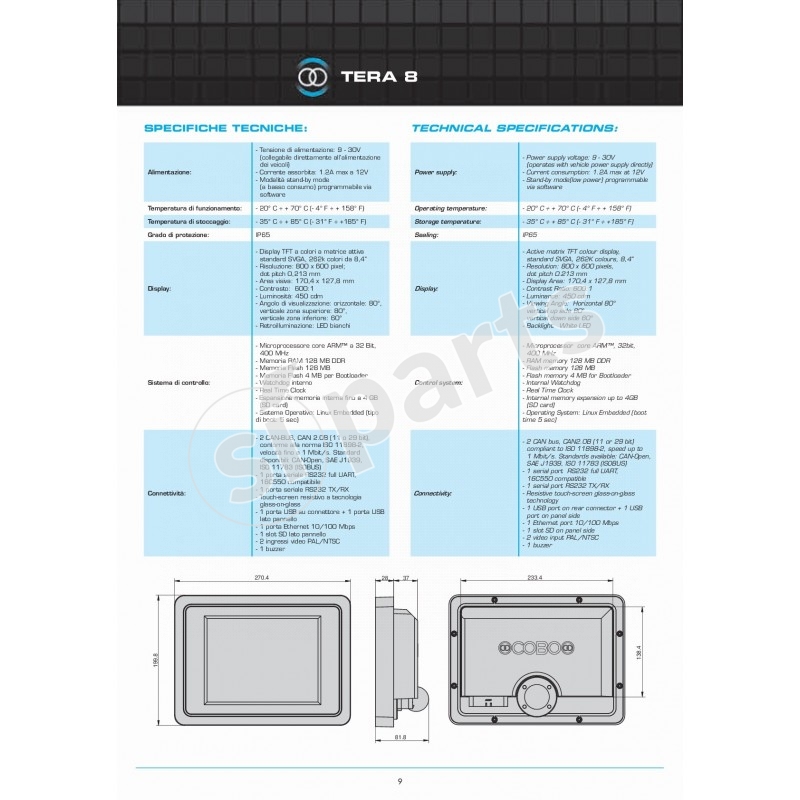 TERA 8 DISPLAY 3B6
