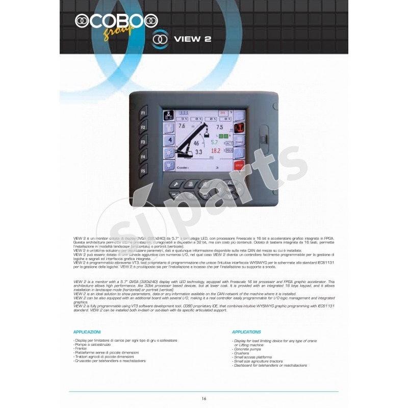 DISPLAY VIEW 2 3B6 A COLORI