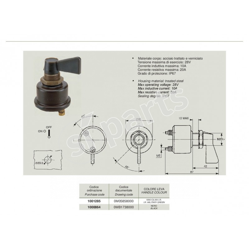 DEVIATOR SWITCHES
