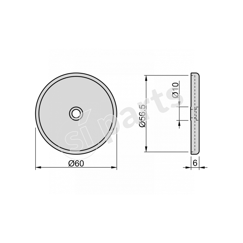 CATADIOTTRO ARANCIO D55 IR