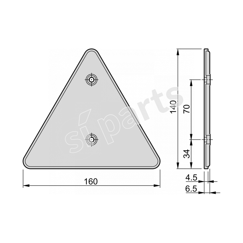 CATADIOTTRO TRIANG.ROSSO IR