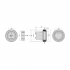 UNIDECK QUARTZ HOUR METER 12-24V
