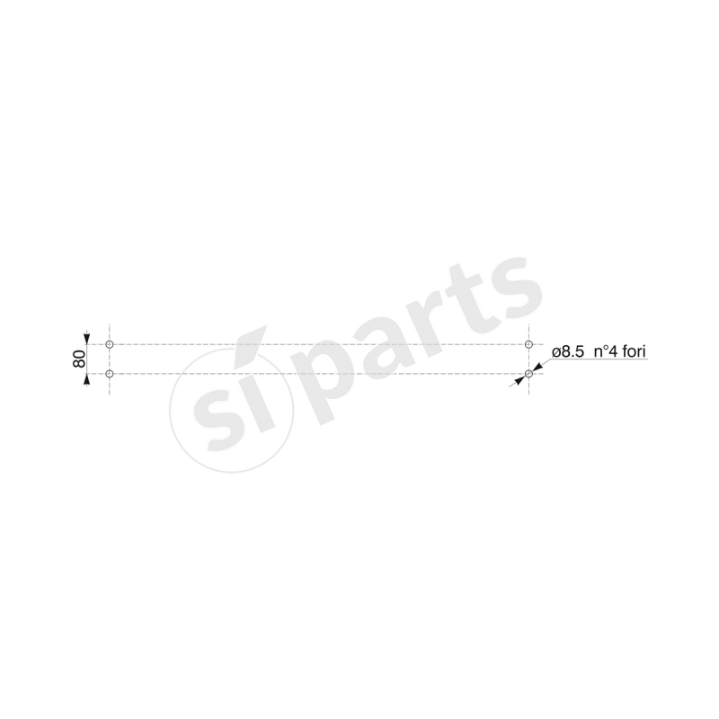 BARRA LUMINOSA L. 1550 AMBRA