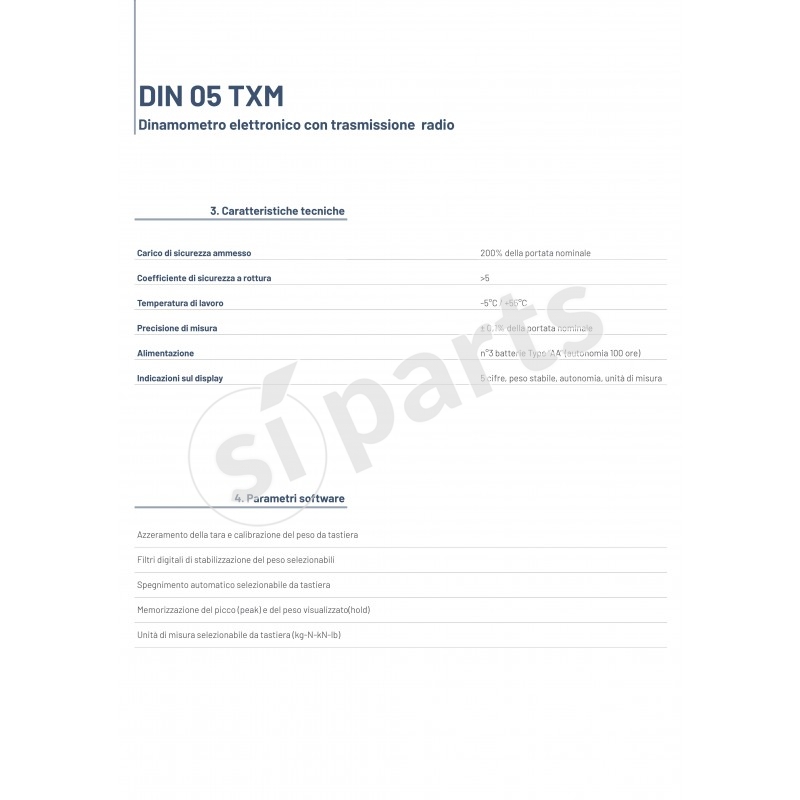 DYNAMOMETER 05 TXM (KG 3200)
