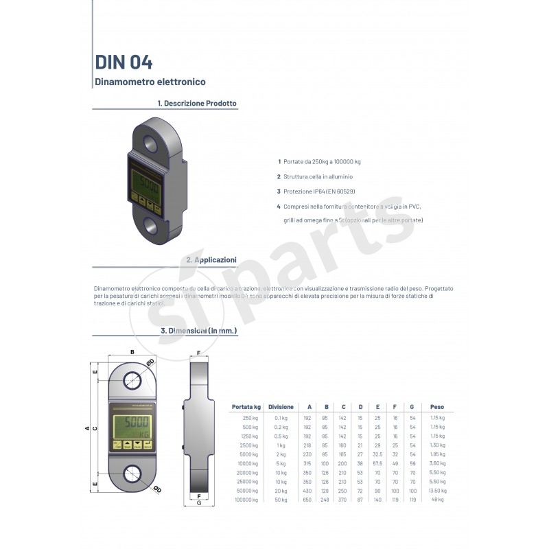 DINAMOMETRO 04 (KG 1250)
