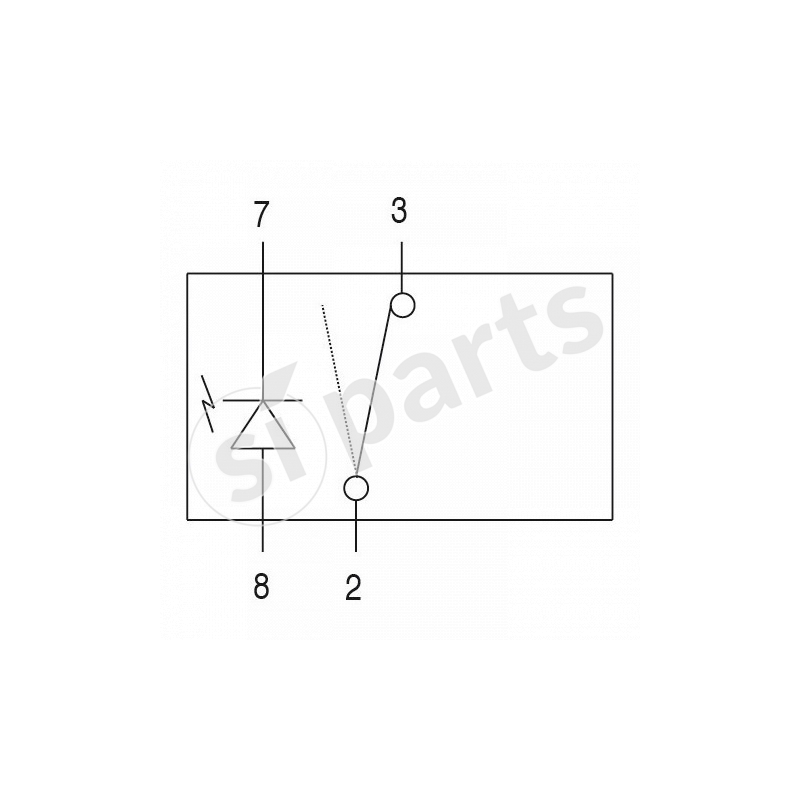 INTERR.BASCULANTE IR CON LED 12V