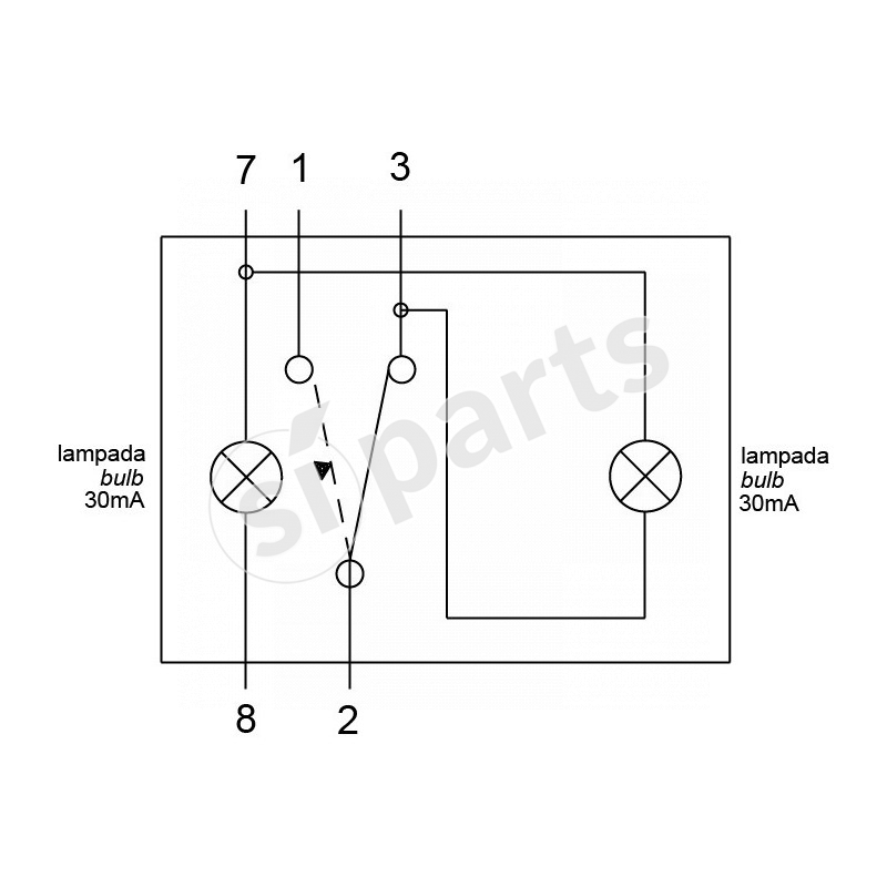 PULSAN.BASCULANTE IR 12V