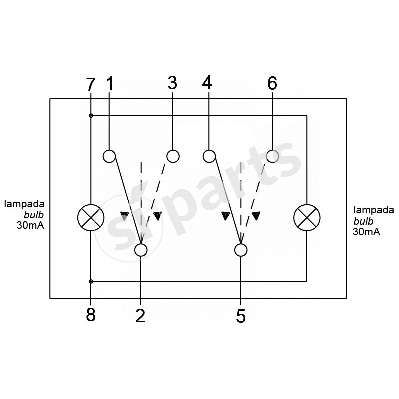 PULSAN.BASCULANTE IR CON LAMP 0.4W
